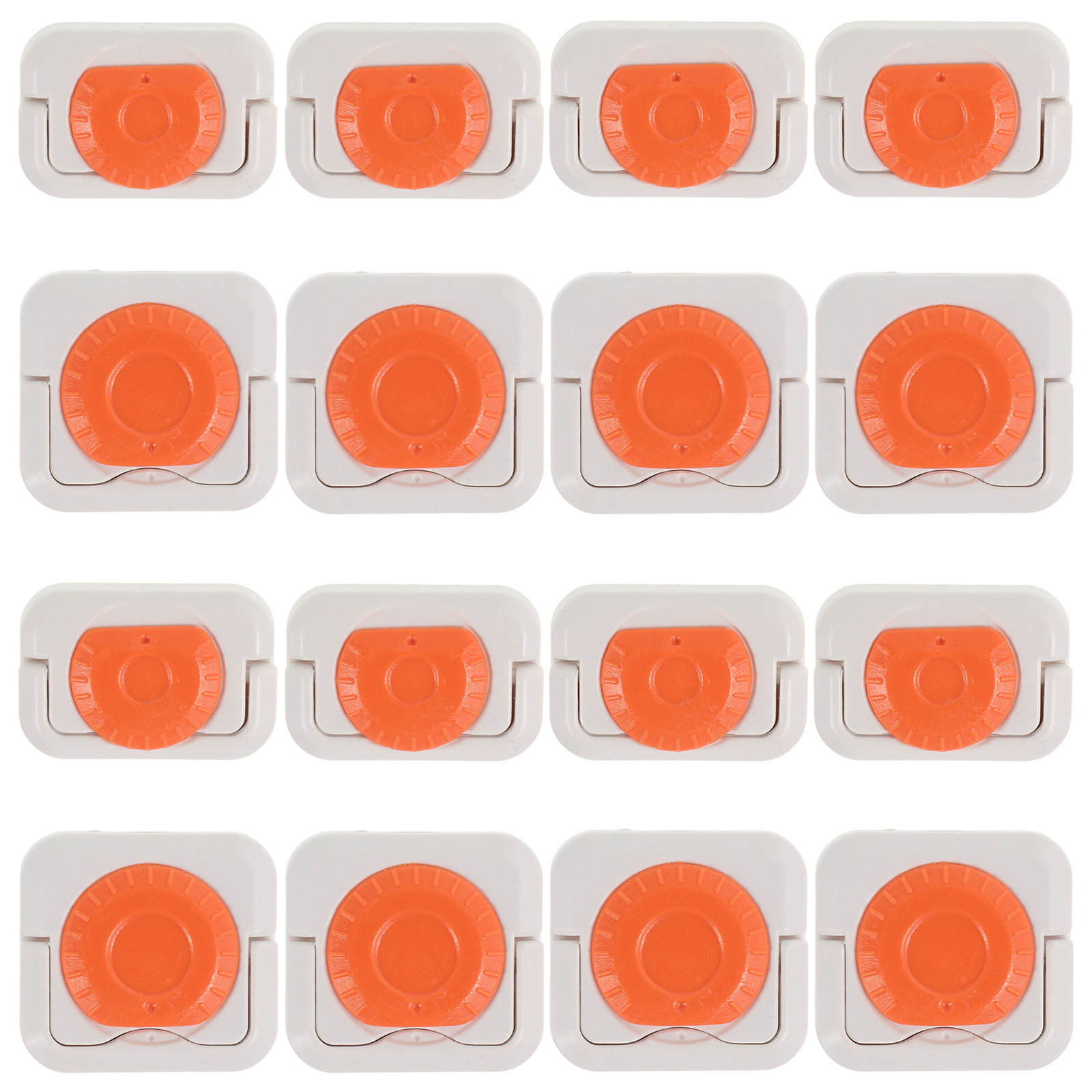 Outlet Cover Baby - 24 Pezzi Copriprese Universali Arancioni in
