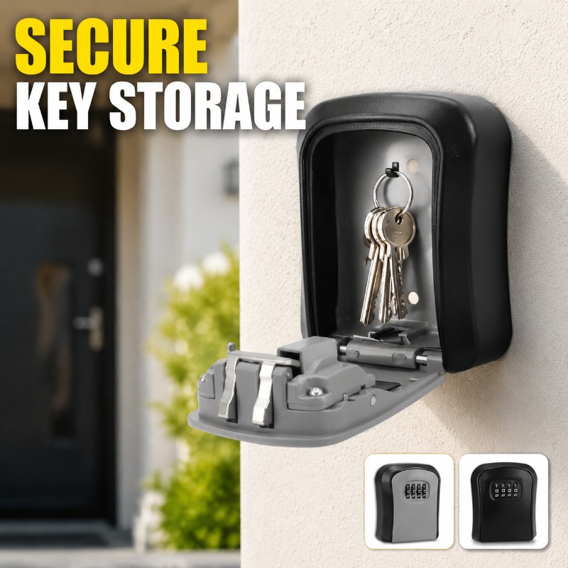 Lockbox Key Secure - Cassetta Portachiavi da Parete con Serratura