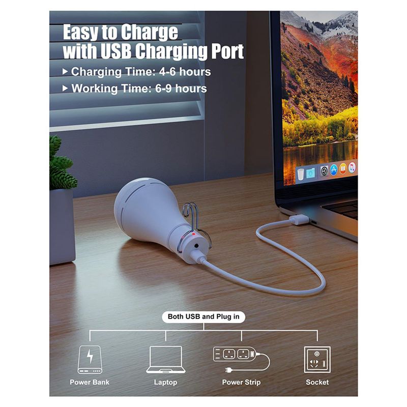 B03C-Lampadina Ricaricabile US - Power Outage Light recensione e prezzo