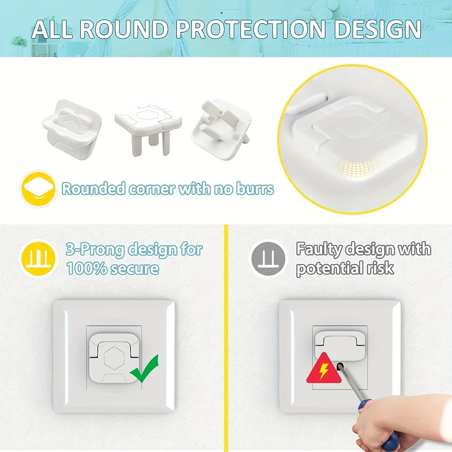 1/3/5/10/20 pezzi: copri prese - Outlet Cover Baby recensione e prezzo