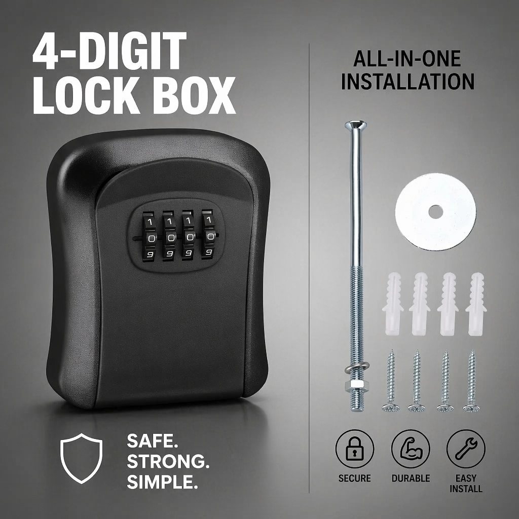 Cassetta Portachiavi da Parete - Lockbox Key Secure recensione e prezzo